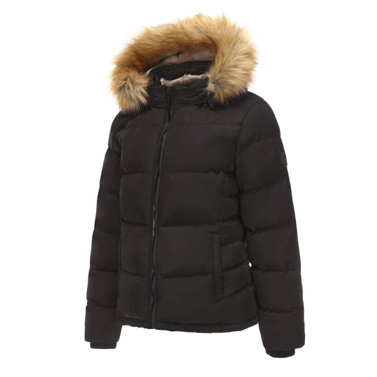 SoulCal Womens/Ladies Bubble Puffer Jacket (Black) - Image 3