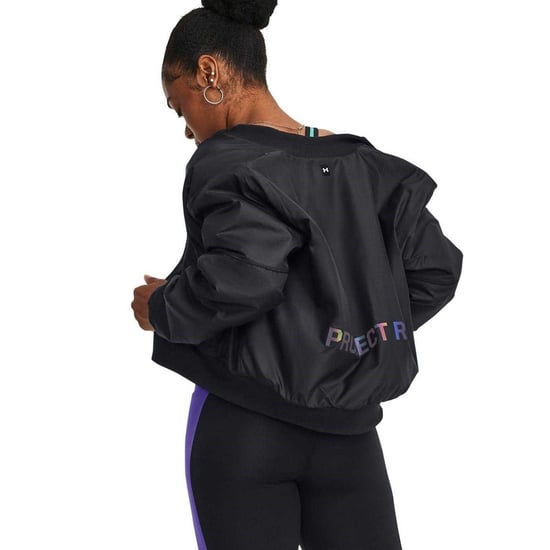 Under Armour Dames/Dames Kraagloos Relaxed Fit Bomberjack (Zwart) - Image 3