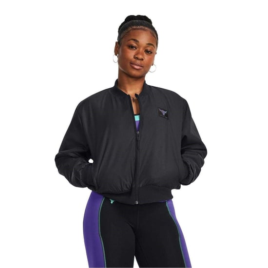 Under Armour Dames/Dames Kraagloos Relaxed Fit Bomberjack (Zwart) - Image 4