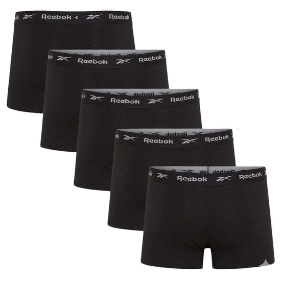 Reebok Mens Jersey Boxer Briefs (Pack of 5) (Black) - Image 3