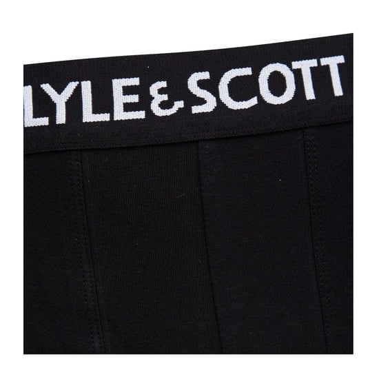 Lyle & Scott Effen boxershorts voor heren (pakket van 10 stuks) (Kern Zwart) - Image 3