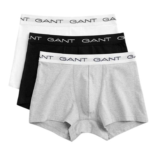 Gant Slim-fit boxershorts van katoenmix voor heren (set van 3) (Grijs) - Image 2