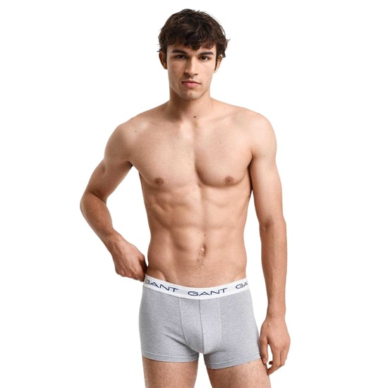 Gant Slim-fit boxershorts van katoenmix voor heren (set van 3) (Grijs) - Image 3
