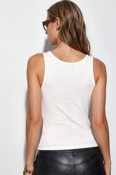 Knapp-fram Cami Tank Top - Image 3