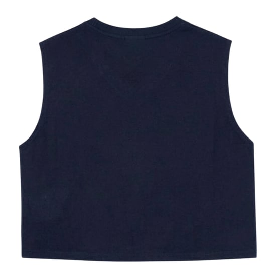 Lacoste Womens/Ladies Sport Relaxed Fit Sleeveless Crop Top (Blue) - Image 2