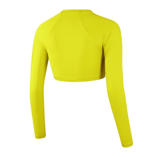 Speedo Dam/Brud Logo Slim Raglan Crop Top (Grön) - Image 2