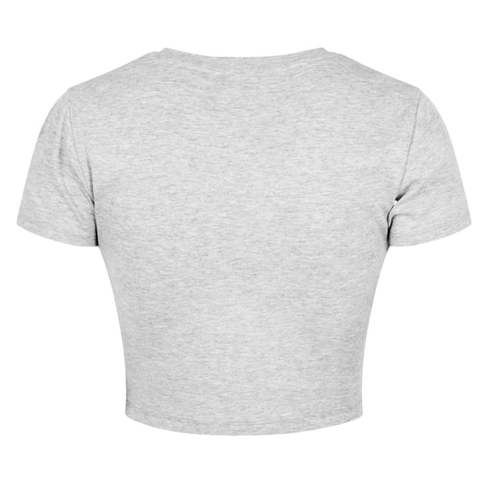 Jack Wills Womens/Ladies 1 Cotton Crop T-Shirt (Grey Marl Marl) - Image 2