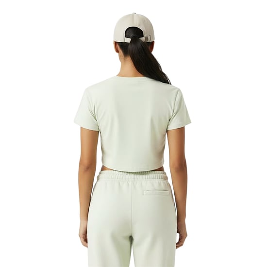 Jack Wills Womens/Ladies 1 Cotton Crop T-Shirt (Seaglass) - Image 4