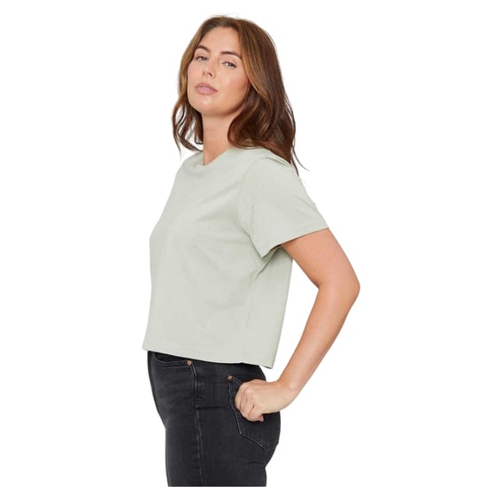Be You Dames Crew Neck Boxy Crop T-Shirt (Groen) - Image 3