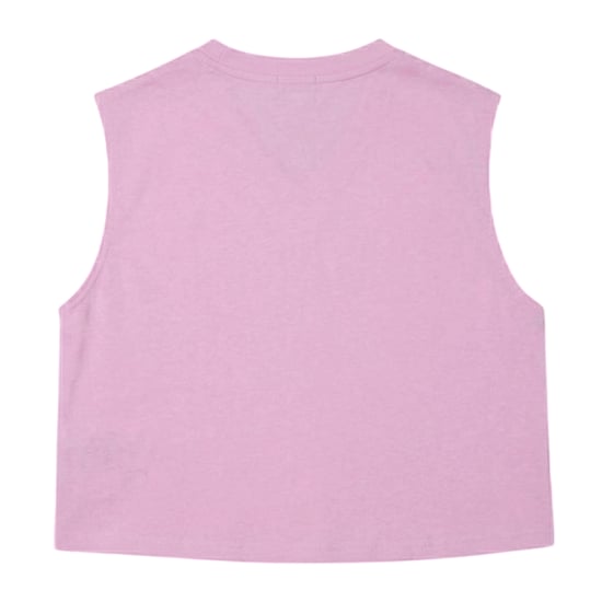 Lacoste Womens/Ladies Sport Relaxed Fit Sleeveless Crop Top (Pink) - Image 2