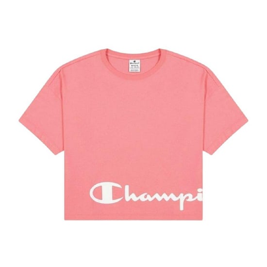 Champion Dames/Dames Crew Neck Regular Crop T-shirt (Roze) - Image 1