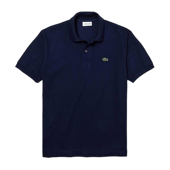 Lacoste Mens Classic Short-Sleeved Polo Shirt (Navy) - Image 2