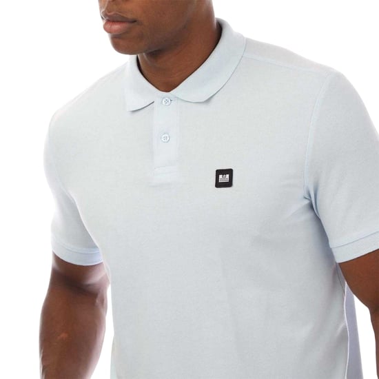 Weekend Offender Heren Barnum Poloshirt met Korte Mouwen (Licht Blauw) - Image 3