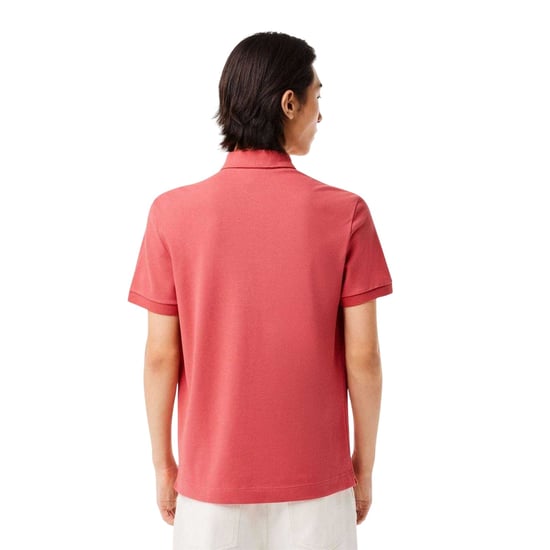 Lacoste Mens Paris Stretch Polo Shirt (Red) - Image 2