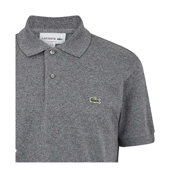 Lacoste Mens Classic Short-Sleeved Polo Shirt (Eclipse Grey) - Image 2