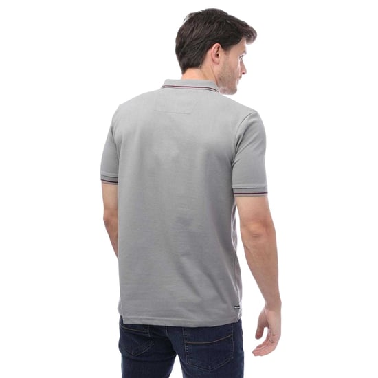 Weekend Offender Heren Spello Polo Shirt (Grijs) - Image 3