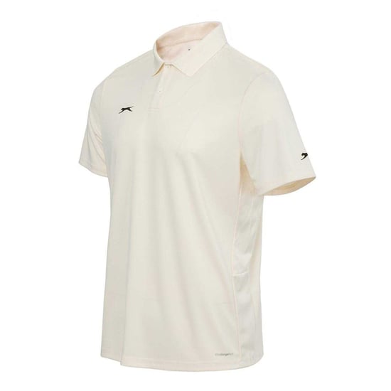 Slazenger Heren 3/4 Mouw Cricket Poloshirt (Crème) - Image 3