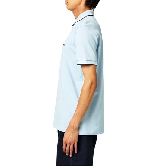 Boss Herenpoloshirt ‘Paddy’ met contrasterende boorden (Pastelblauw) - Image 3