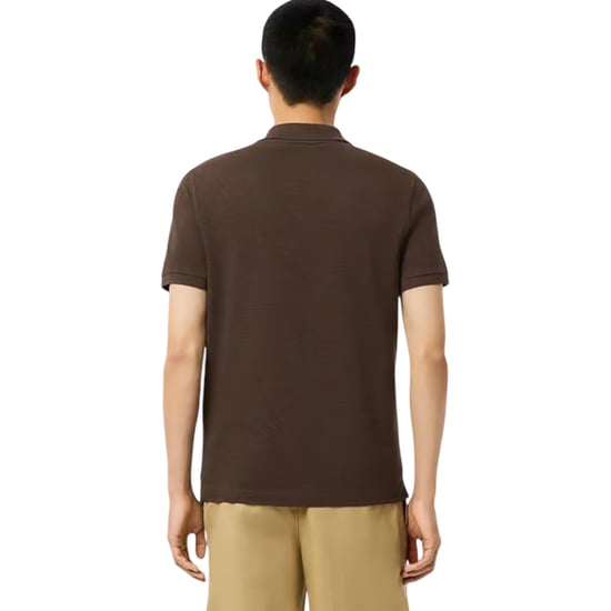 Lacoste Klassiek poloshirt met korte mouwen voor heren (Bruin) - Image 3