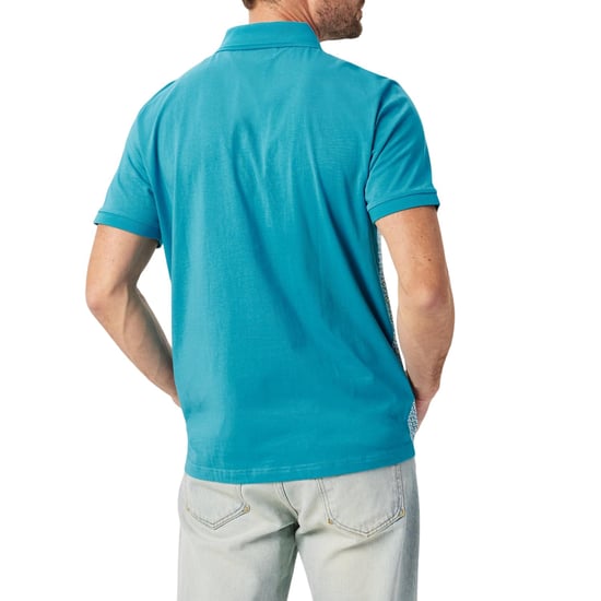Original Penguin Geometrisk kortärmad polotröja för män i standardmodell (Blå månen) - Image 4