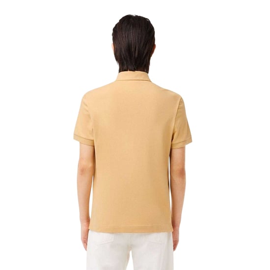 Lacoste Mens Paris Stretch Polo Shirt (Beige) - Image 2