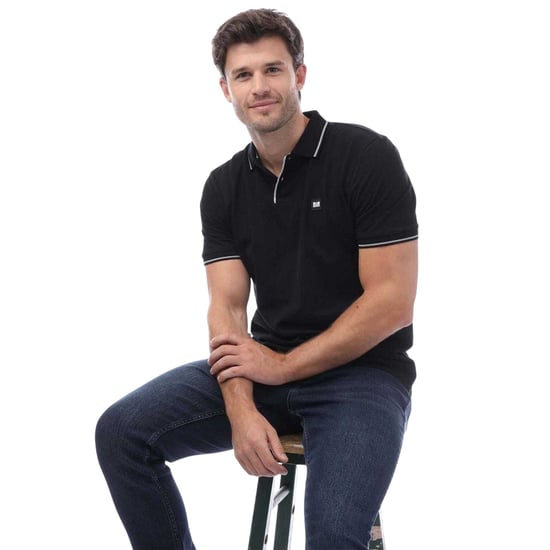 Weekend Offender Heren Spello Polo Shirt (Zwart) - Image 4