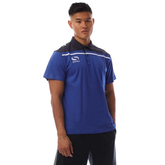 Sondico Polohemd met kraag voor heren (Royaal Blauw, Marine) - Image 2