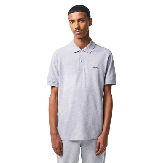 Lacoste Klassiek poloshirt met korte mouwen voor heren (Lichtgrijs) - Image 3