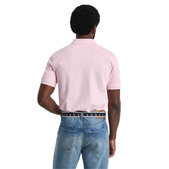 Gant Herencontrast Pique Polo Shirt (Roze) - Image 3