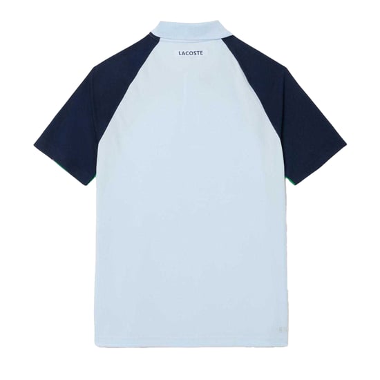 Lacoste Mens Ultra Dry Tennis Polo Shirt (Blue) - Image 2