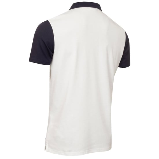 Calvin Klein Polo met kraag en borduursel voor heren (Wit, Marine) - Image 2