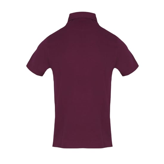 Aquascutum Mens Triangle Logo Polo Shirt (Red) - Image 2