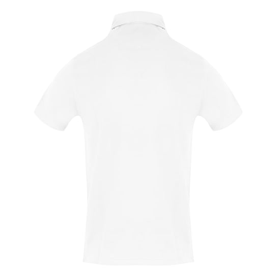 Aquascutum Mens Short-Sleeved Polo Shirt (White) - Image 2