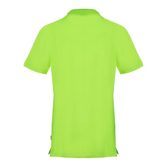 Aquascutum Mens Collared Short-Sleeved Polo Shirt (Lime) - Image 2