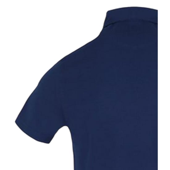 Aquascutum Mens Woven Embroidered Polo Shirt (Navy) - Image 3
