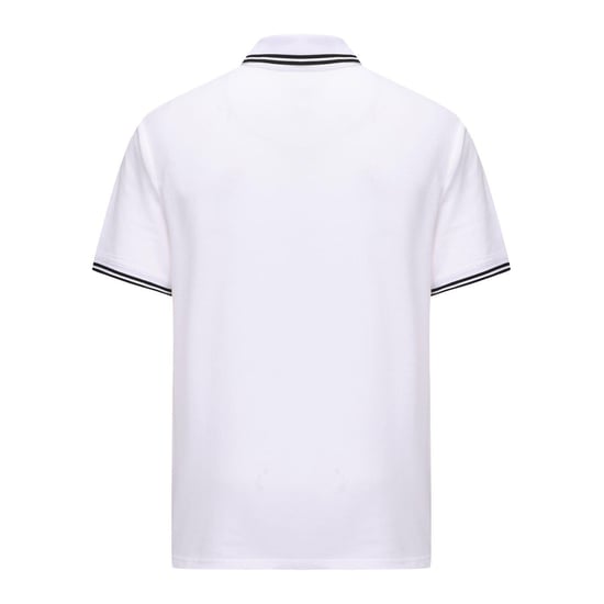 Pretty Green Mens Barton Short-Sleeved Polo Shirt (White) - Image 2