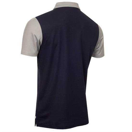 Calvin Klein Polo met kraag en borduursel voor heren (Marine / Zilver) - Image 2
