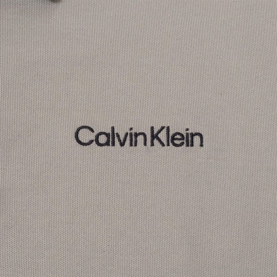 Calvin Klein Polo met kraag en borduursel voor heren (Marine / Zilver) - Image 4