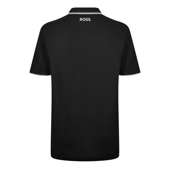 Boss Mens Paddy Pro Cotton Pique Polo Shirt (Black) - Image 2