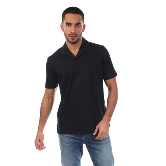 Boss Mens H-Pye 18 Mercerised Cotton Short-Sleeved Polo Shirt (Blue) - Image 2
