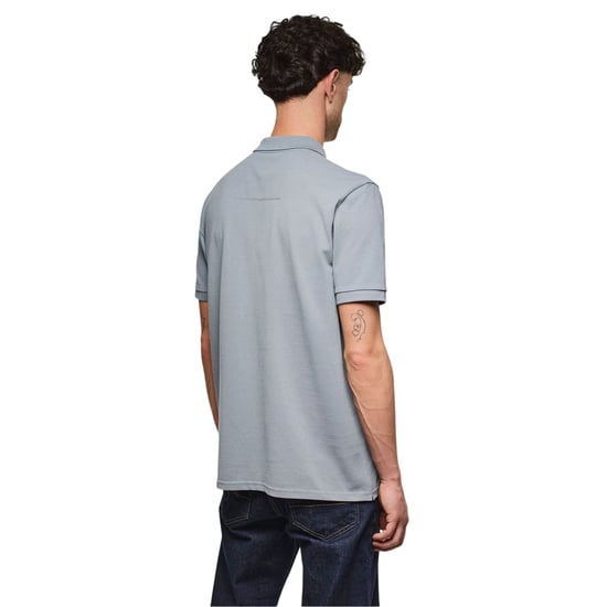 Weekend Offender Mens Caneiros Polo Shirt (Grey) - Image 3