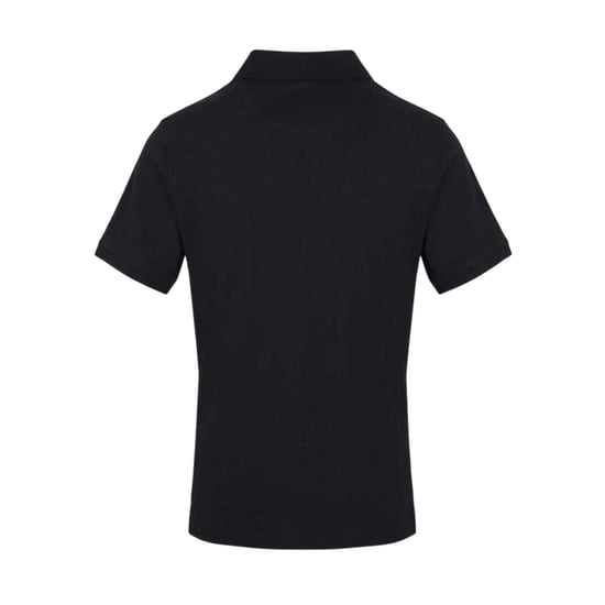 Aquascutum Mens Embroidered Logo Polo Shirt (Black) - Image 2