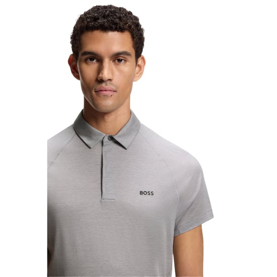 Boss Slim-fit poloshirt voor heren (Grijs) - Image 4