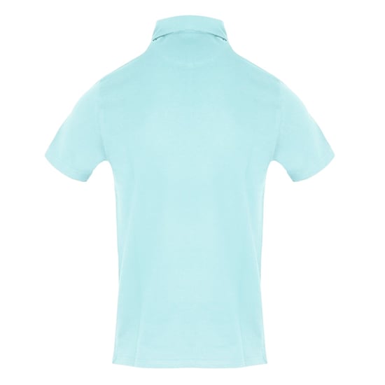Aquascutum Mens Logo Polo Shirt (Sky Blue) - Image 2