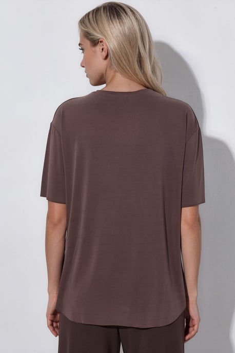 Losse Pasvorm Crew Neck T-shirt - Image 3