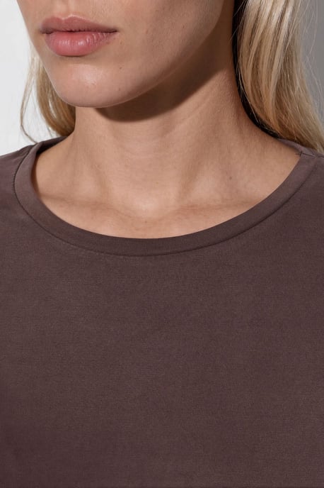Losse Pasvorm Crew Neck T-shirt - Image 5