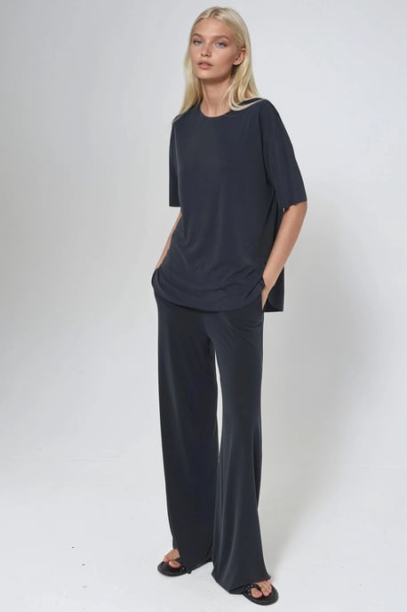 Losse Pasvorm Crew Neck T-shirt - Image 5