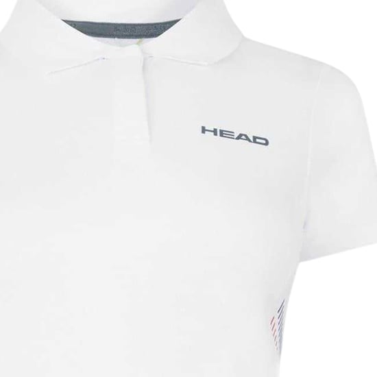 Head Polotröja med klubbens logotyp för damer (Vit) - Image 3