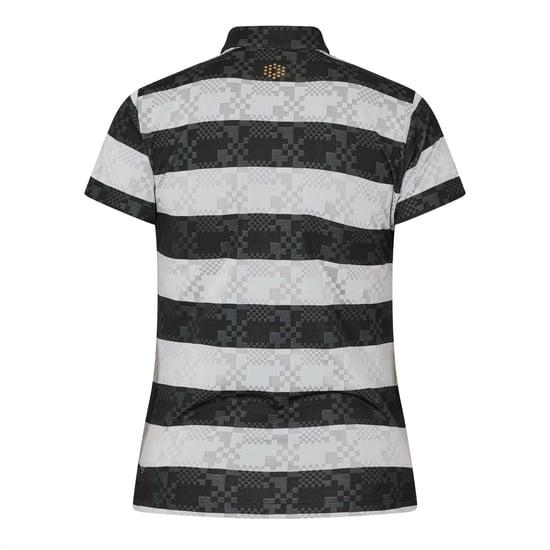 Puma Poloshirt met gestreepte rand voor dames (Zwart, Wit) - Image 2