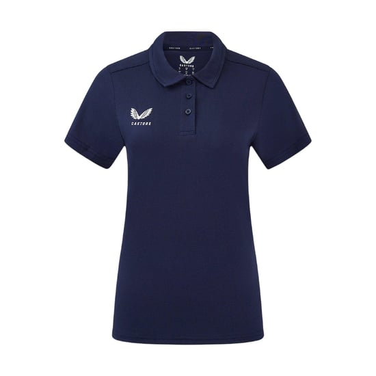 Castore Poloshirt met kraag en logo voor dames (Peacoat) - Image 1